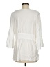 Soft Surroundings 100% Rayon Ivory 3/4 Sleeve Blouse Size M - photo 2