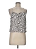 Fate 100% Rayon Silver Sleeveless Top Size M - photo 1