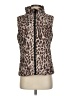 CAbi 100% Polyester Animal Print Brown Vest Size XS - photo 1