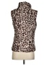 CAbi 100% Polyester Animal Print Brown Vest Size XS - photo 2