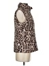 CAbi 100% Polyester Animal Print Brown Vest Size XS - photo 4