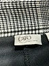 Cato Plaid Gray Black Skort Size 14 - photo 3