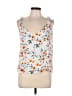 Lush 100% Rayon White Sleeveless Blouse Size L - photo 1