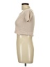 Theme 100% Cotton Tan Short Sleeve Turtleneck Size L - photo 5