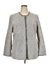 Pamela McCoy 100% Polyester Polka Dots Gray Jacket Size 2X - photo 1