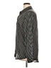 Equipment 100% Polyester Houndstooth Gray Long Sleeve Blouse Size XL - photo 5