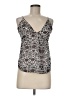 Chelsea28 100% Polyester Brown Sleeveless Top Size M - photo 1