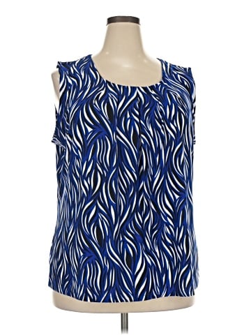 Black Label by Evan Picone Sleeveless Blouse (view 1)