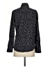 Rails 100% Rayon Animal Print Black Long Sleeve Blouse Size XS - photo 2