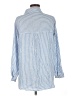 Zara Stripes Blue Long Sleeve Blouse Size M - photo 2