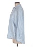 Zara Stripes Blue Long Sleeve Blouse Size M - photo 5