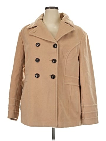 St. John's Bay Wool Coat (view 1)
