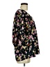 CAbi 100% Polyester Floral Black 3/4 Sleeve Blouse Size M - photo 4