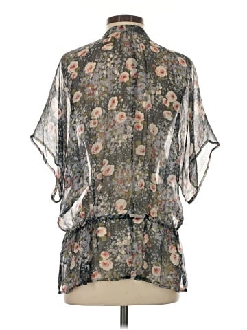 Joie Short Sleeve Silk Top (view 2)