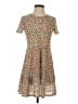 Zara Print Tan Casual Dress Size S - photo 1