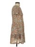 Zara Print Tan Casual Dress Size S - photo 4