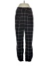 Elevenses 100% Polyester Plaid Black Casual Pants Size S - photo 1