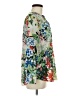 Talbots Floral Green Long Sleeve Blouse Size M - photo 4