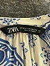 Zara Paisley Blue Casual Dress Size XS - photo 7