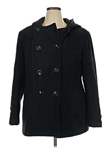 St. John's Bay Wool Coat (view 1)