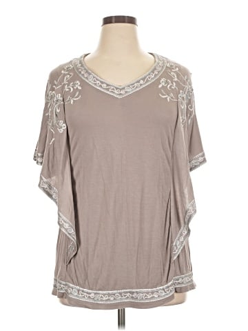 INC International Concepts Short Sleeve Top (view 1)