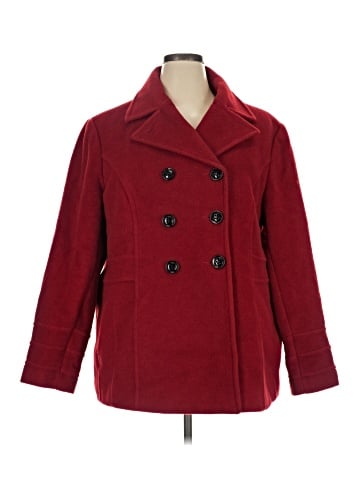 St. John's Bay Wool Coat (view 1)