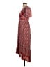 Angie 100% Rayon Paisley Red Casual Dress Size S - photo 5