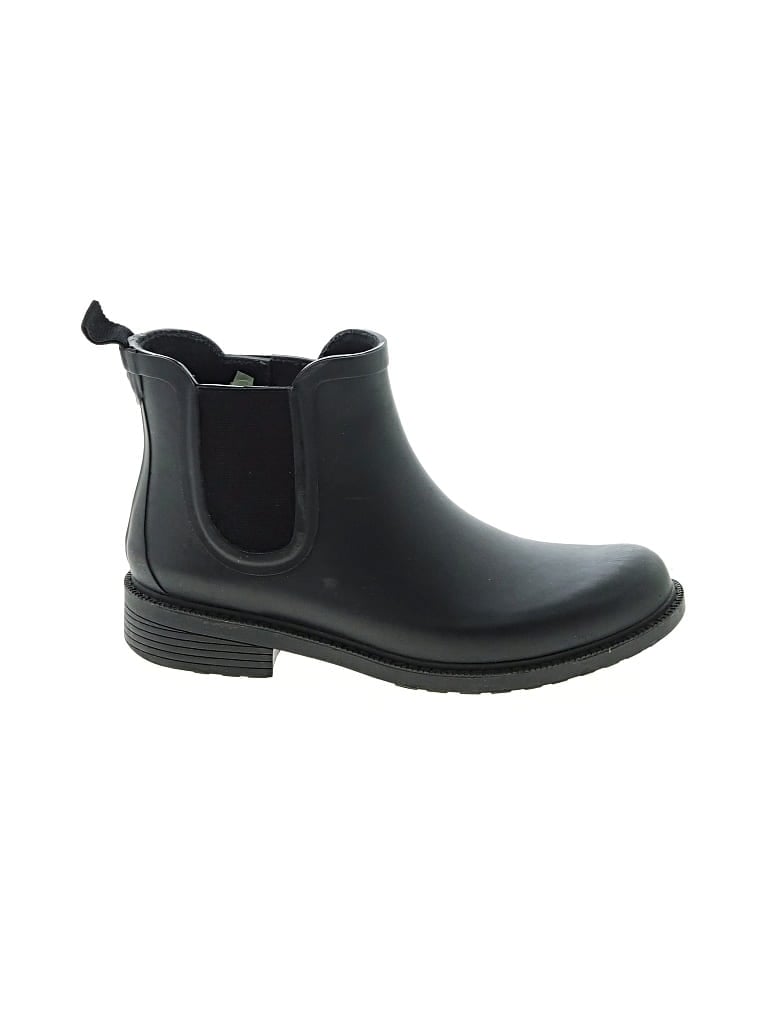 Pre-owned Madewell Rain Boots In Black