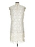 BCBGMAXAZRIA 100% Polyester Ivory Cocktail Dress Size L - photo 2