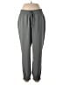 Ann Taylor 100% Polyester Solid Gray Casual Pants Size M - photo 1