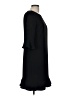 CeCe 100% Polyester Solid Black Casual Dress Size 6 - photo 4