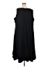 Catherines 100% Polyester Solid Black Casual Dress Size 30 - photo 2