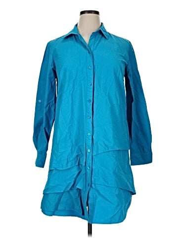 Finley 3/4 Sleeve Button-Down Shirt (view 1)
