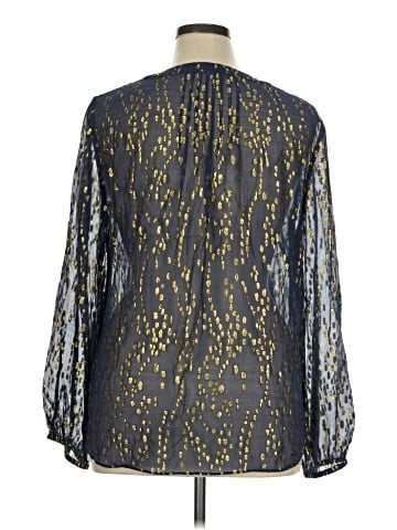 Lilly Pulitzer Long Sleeve Silk Top (view 2)