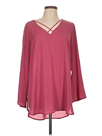 Express Outlet 3/4 Sleeve Blouse (view 1)
