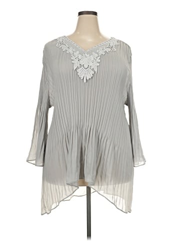Catherines 3/4 Sleeve Blouse (view 1)