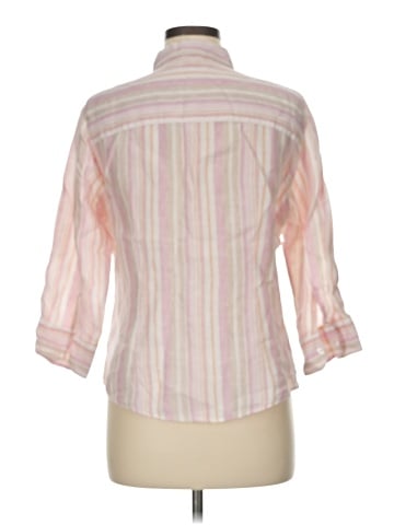 L.L.Bean 3/4 Sleeve Button-Down Shirt (view 2)