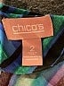 Chico's Print Teal Blazer Size Lg (2) - photo 6