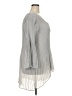 Catherines 100% Polyester Gray 3/4 Sleeve Blouse Size 3X - photo 4