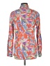 J. McLaughlin Paisley Orange Long Sleeve Button-Down Shirt Size M - photo 2