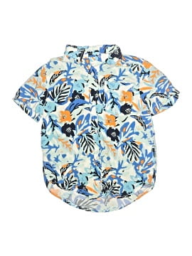 Cat & Jack Short Sleeve Button Down Shirt