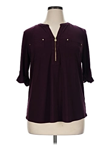 Anne Klein 3/4 Sleeve Blouse (view 1)