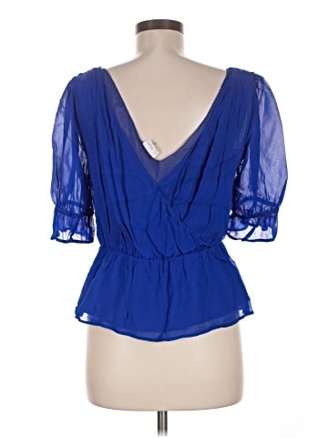 Ecru Short Sleeve Blouse (view 2)