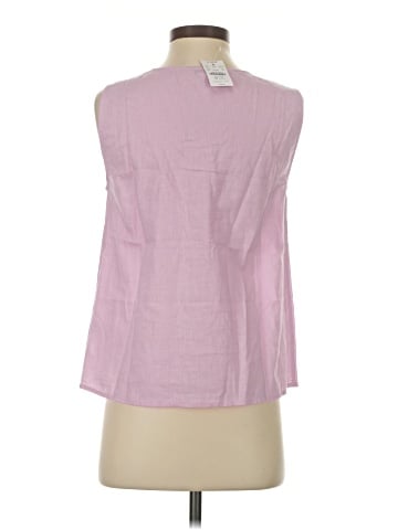 J.Crew Factory Store Sleeveless Button-Down Shirt (view 2)