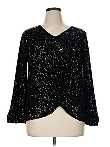 Cable & Gauge Long Sleeve Blouse (view 1)