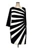 Avenue Stripes Black Cocktail Dress Size 22 Plus - photo 1