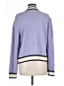 St. John Blue Wool Cardigan Size L - photo 2