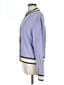 St. John Blue Wool Cardigan Size L - photo 5