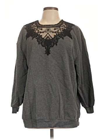 Shein Curve Pullover Sweater (view 1)