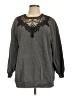 Shein Curve 100% Polyester Gray Pullover Sweater Size 12 Plus (0) - photo 1